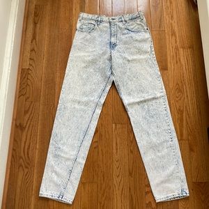 Vintage 1980s acid wash high waist jeans 34x34